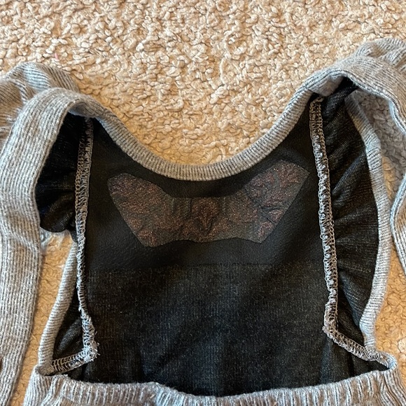 Janie and Jack Baby Grey and Pink Corduroy Overalls - Picture 7 of 11